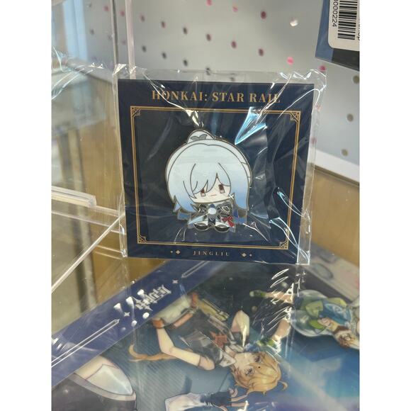 Honkai: Star Rail Chibi Chara Pin Badge Jingliu - Picture 2 of 3